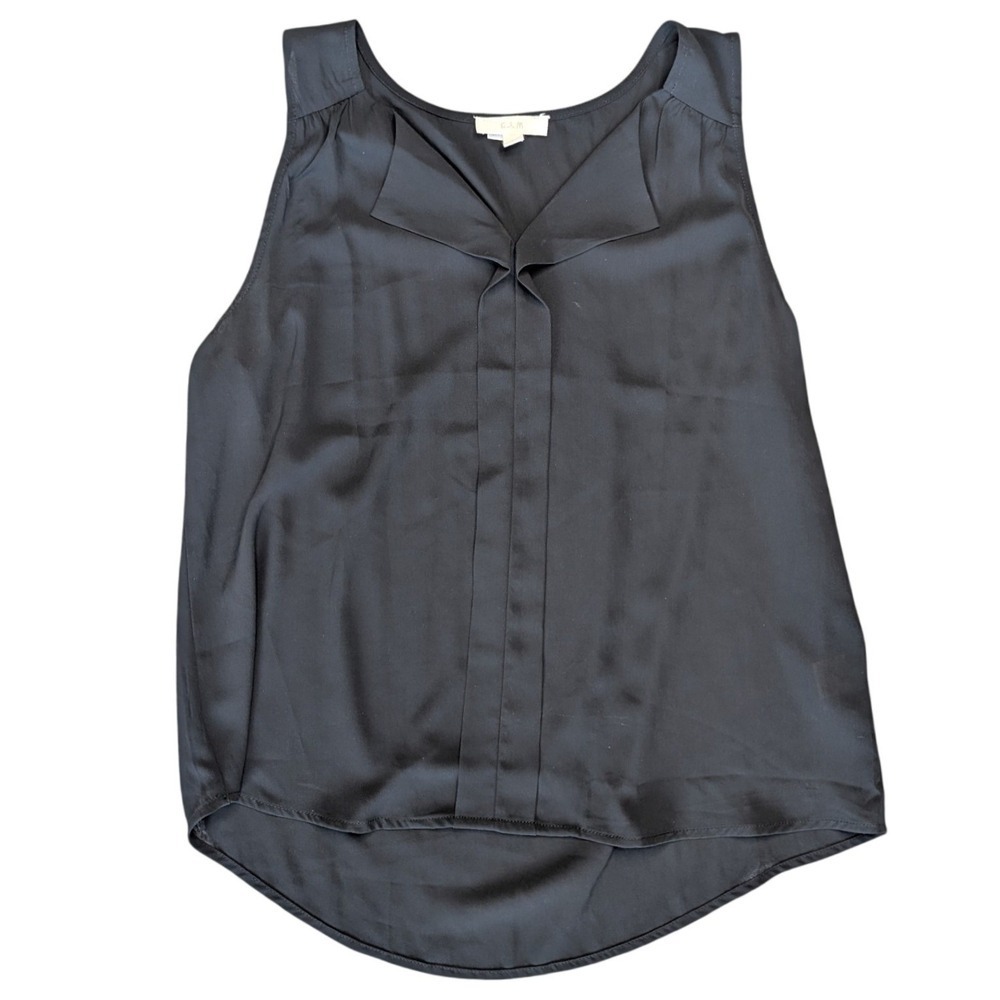 E‎ & M Black large Tank Top
